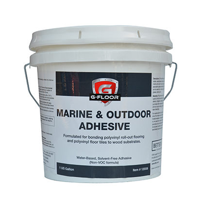 flooring adhesive marine vinyl outdoor grade
